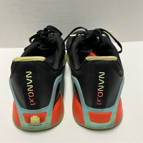 Reebok men’s nano X1 cross trainer sneaker size 9black digital glow - Picture 2 of 8